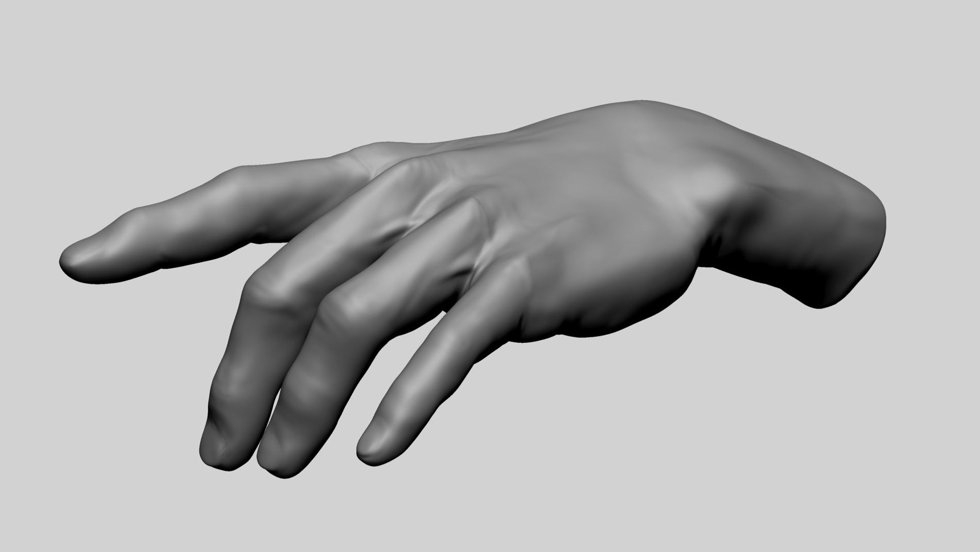 3d Hand Ztl Stl