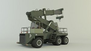 3D wheel crane model model