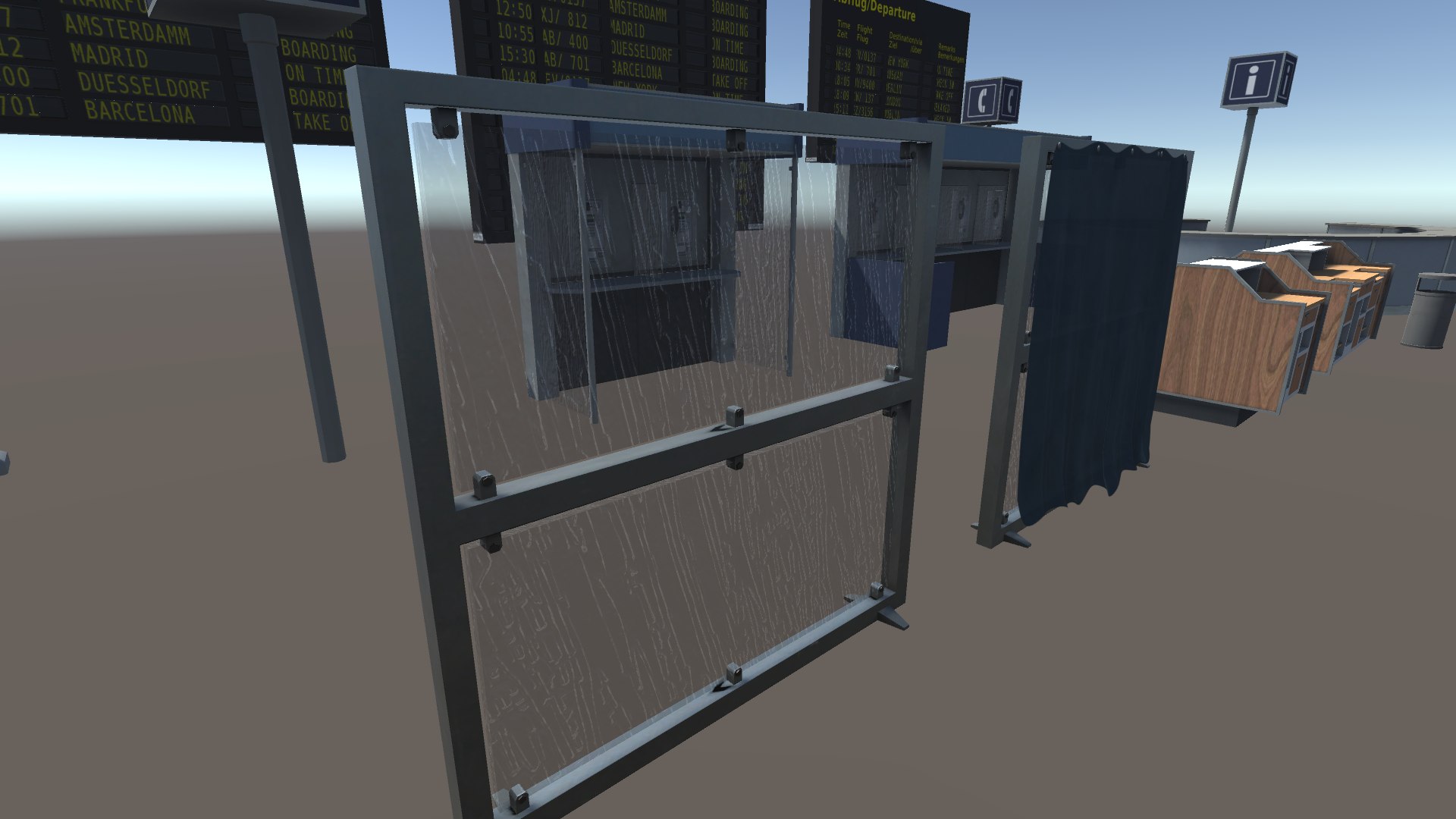 3D Airport Terminal Props model - TurboSquid 1980374