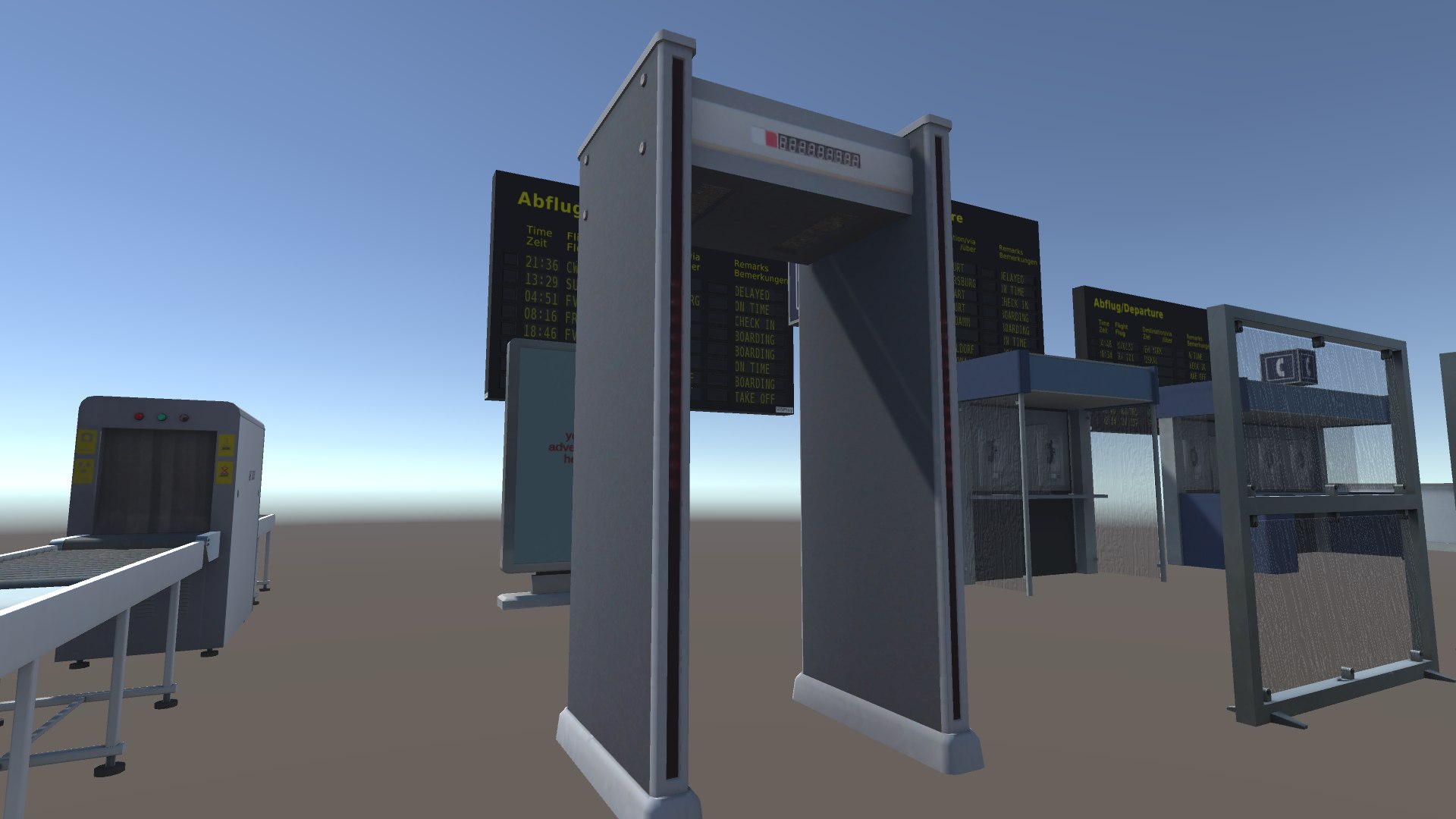 3D Airport Terminal Props model - TurboSquid 1980374