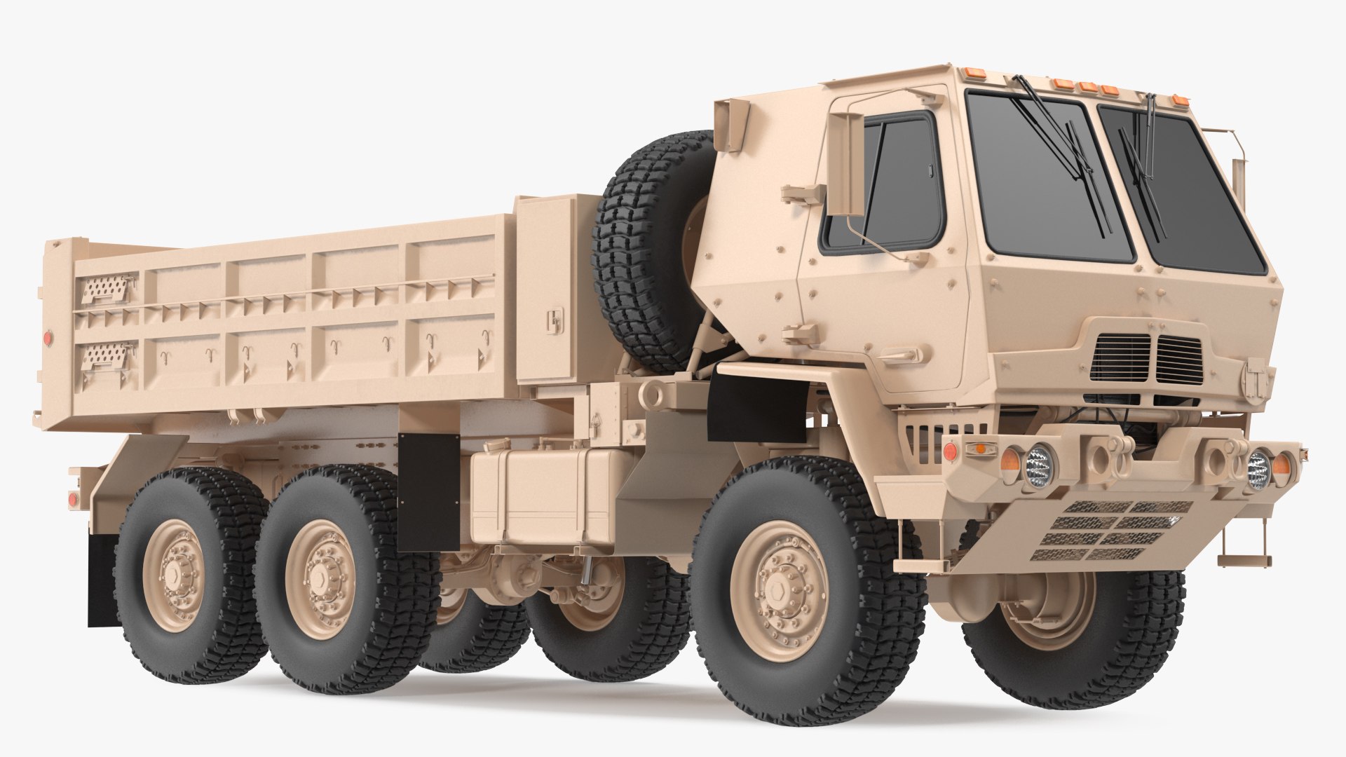 Oshkosh FMTV Dump Truck Exterior Only 3D model preview