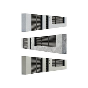 Fencing4 3D model