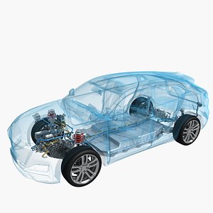 Electric SUV Chassis X-Ray