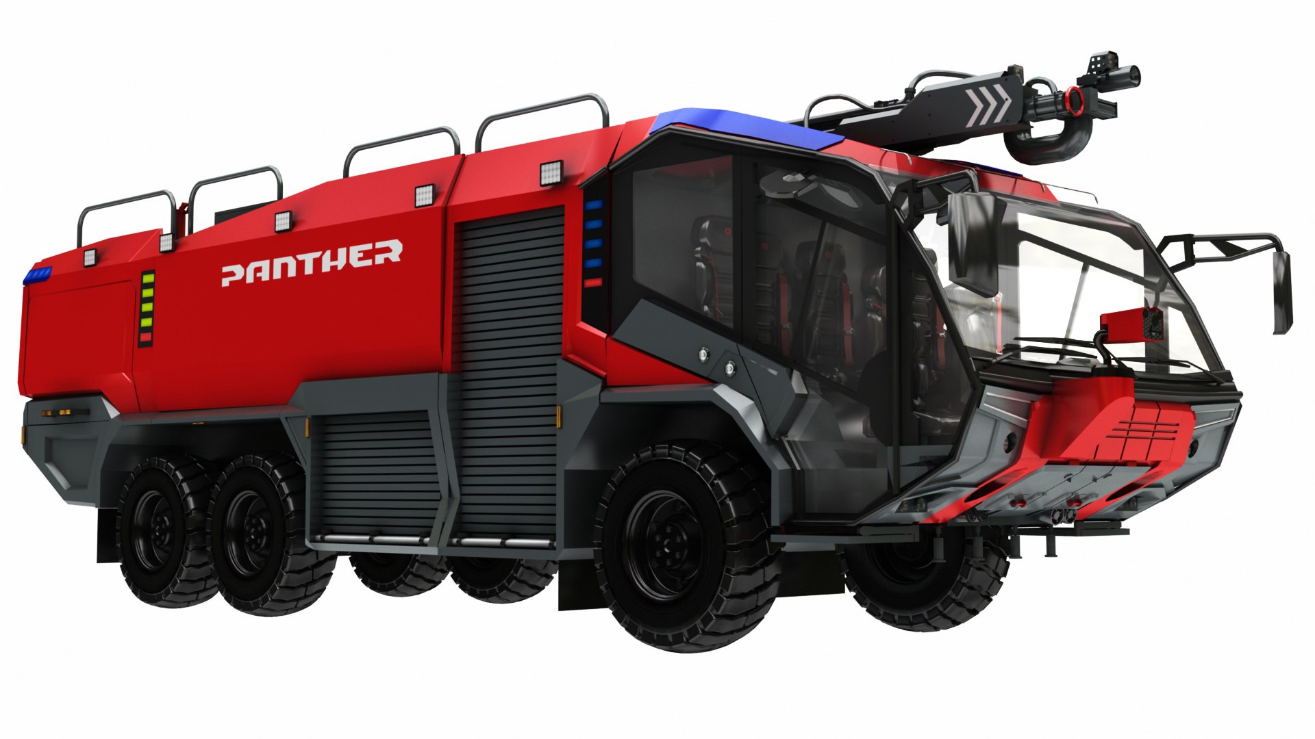 3D Rosenbauer Panther 6x6 Truck Model - TurboSquid 1482046