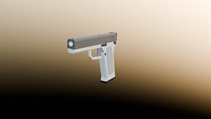 low Poly poor 1911 recreation 3D model
