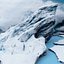 Ice mountain floe cartoon pack