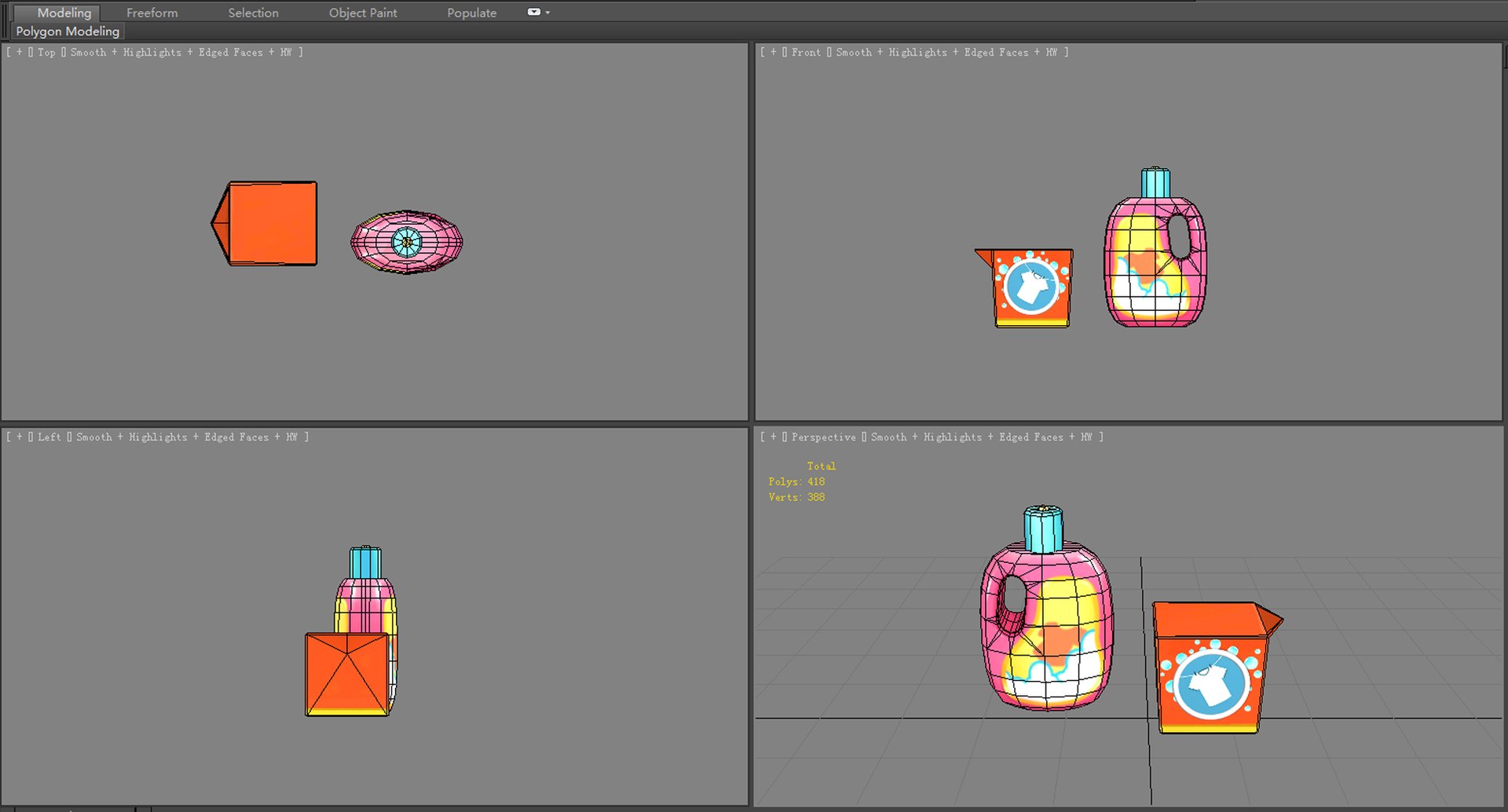 Washing Powder Liquid 3D Model - TurboSquid 1699184