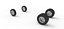Wheel Set of Gasser Version 3 Scale 1 to 25