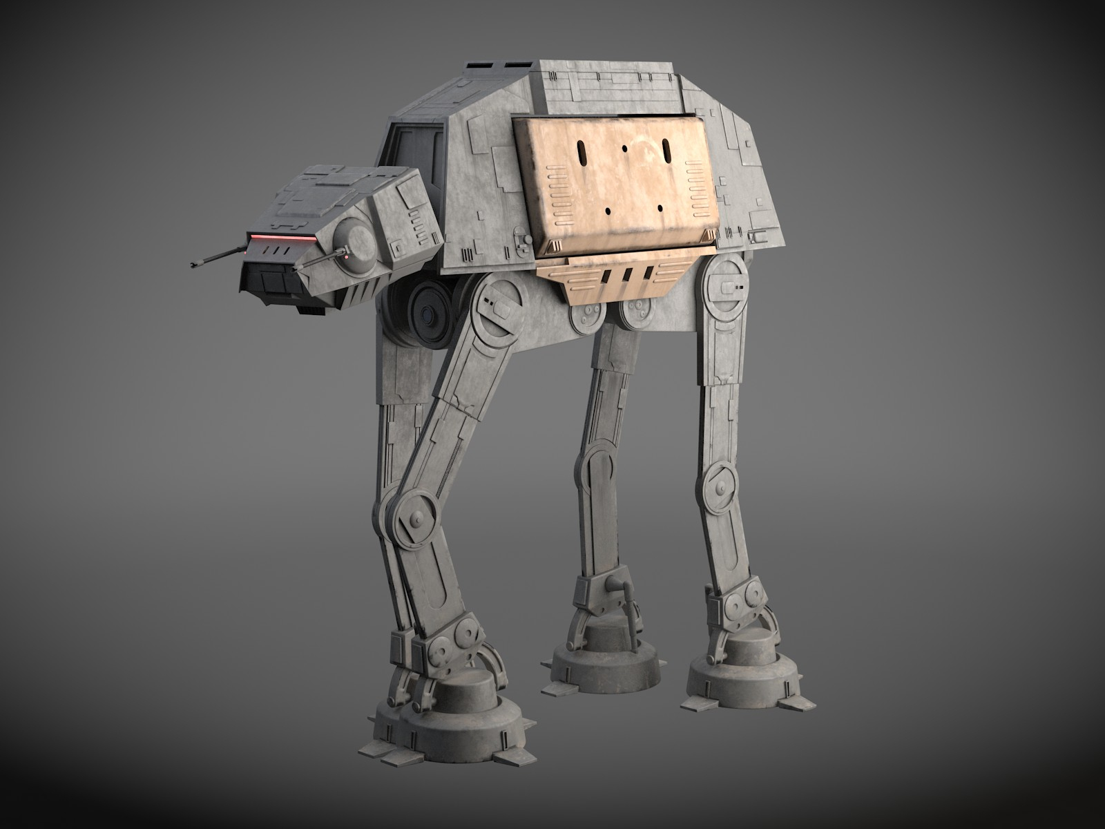 modelo 3d Star Wars AT-ACT Walker - TurboSquid 1188378