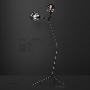 branching floor lamp lindsey 3D model