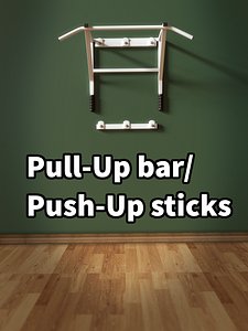 obj pull-up bar push-up sticks
