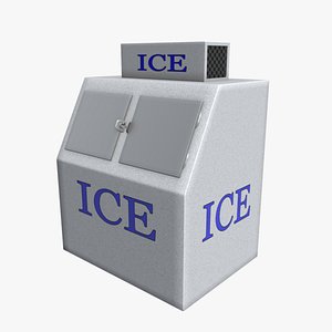 3d model ice vending machine