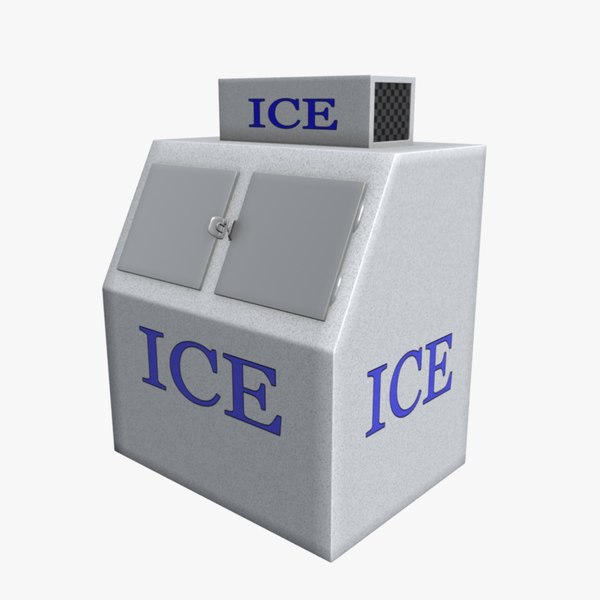 3d model ice vending machine