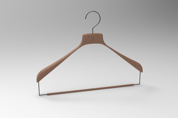 modelo 3d Percha de madera - TurboSquid 1796979