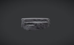 Stone Display Podium