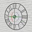 Grande Horloge Murale en fonte - chiffre romain