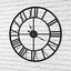 Grande Horloge Murale en fonte - chiffre romain