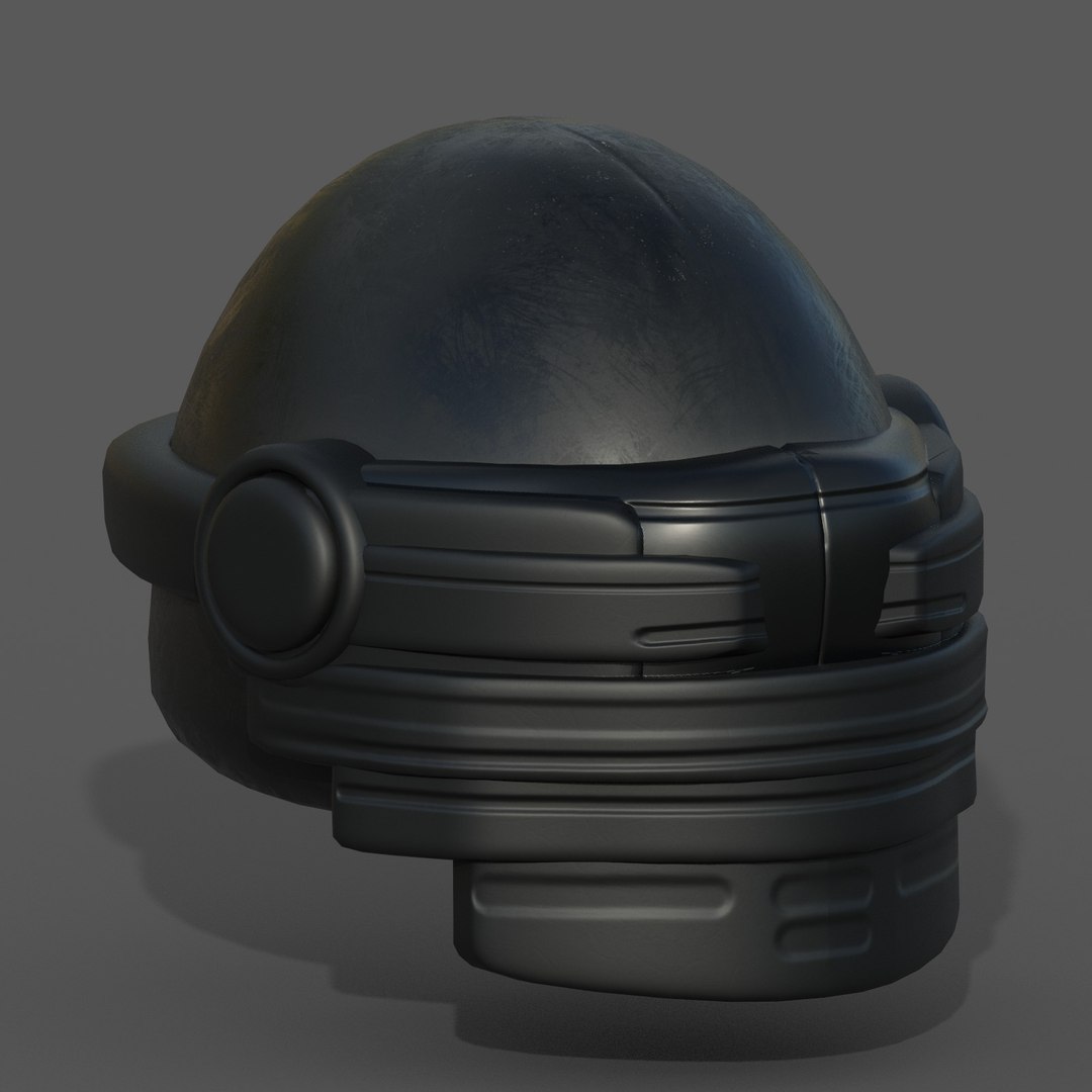 3D Model Gas Mask Helmet - TurboSquid 1612993