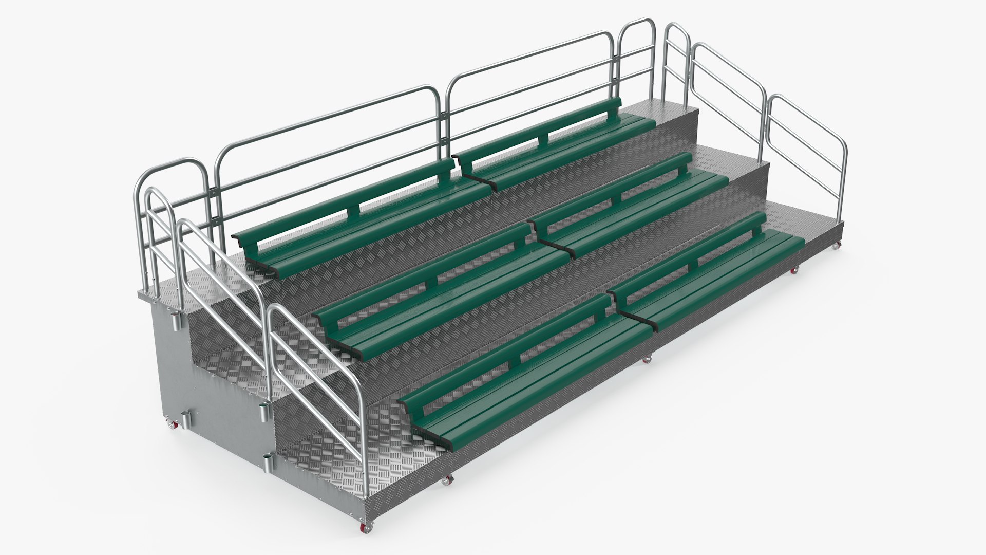 Seating Portable Grandstand 3D model preview