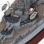 hms erin battleship royal navy 3D model