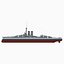 hms erin battleship royal navy 3D model