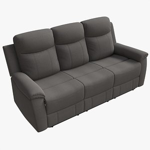 3D Sofa recliner Milo 3-seater model
