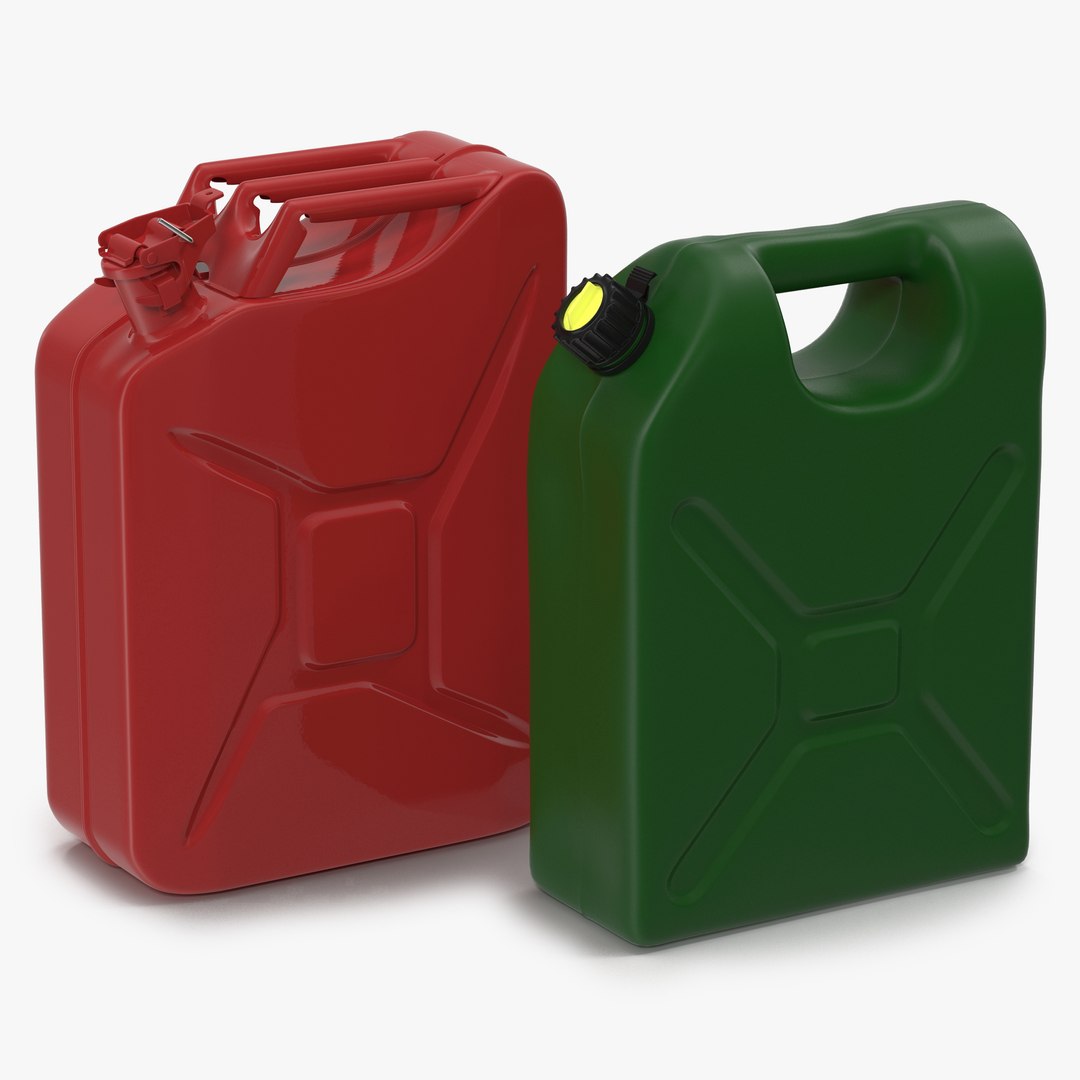 Gas Cans 3D Models Collection 3D model preview