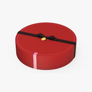Box with Luxury Chocolate Red model