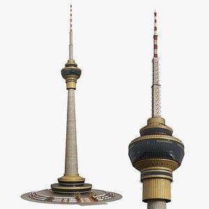 3D Central Radio TV Tower Beijing