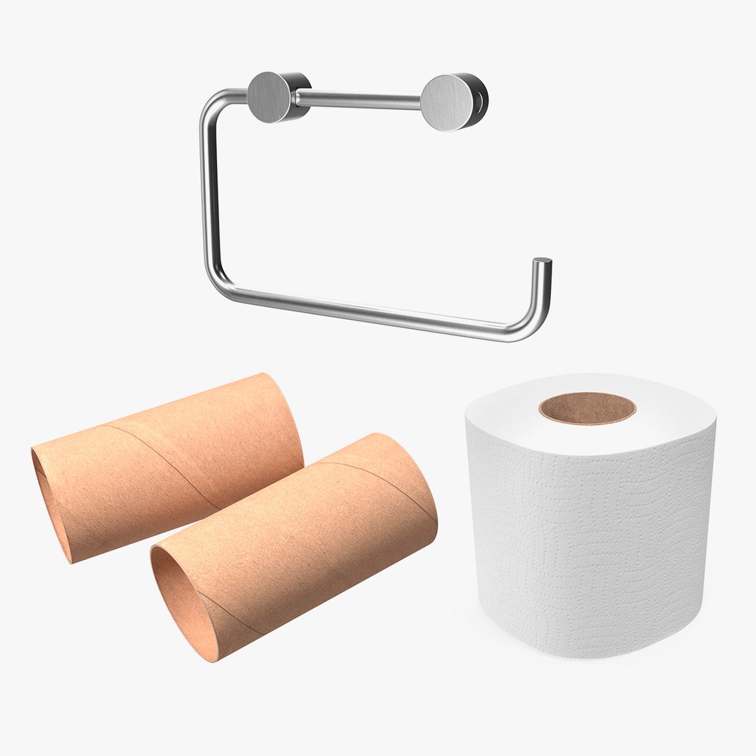 Restroom Devices Collection 3D model preview