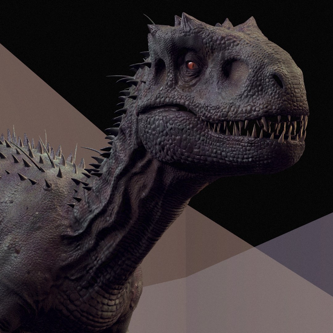 Free 3D Indominus Rex Rig Irex TurboSquid 1182227