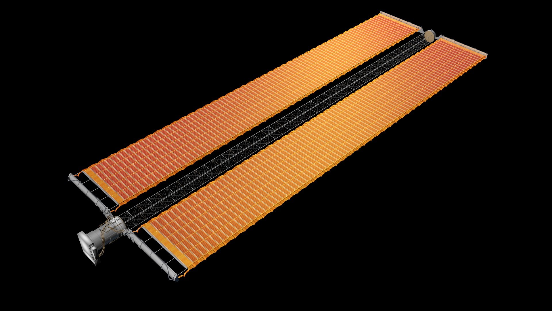 C4d Iss Photovoltaic Array