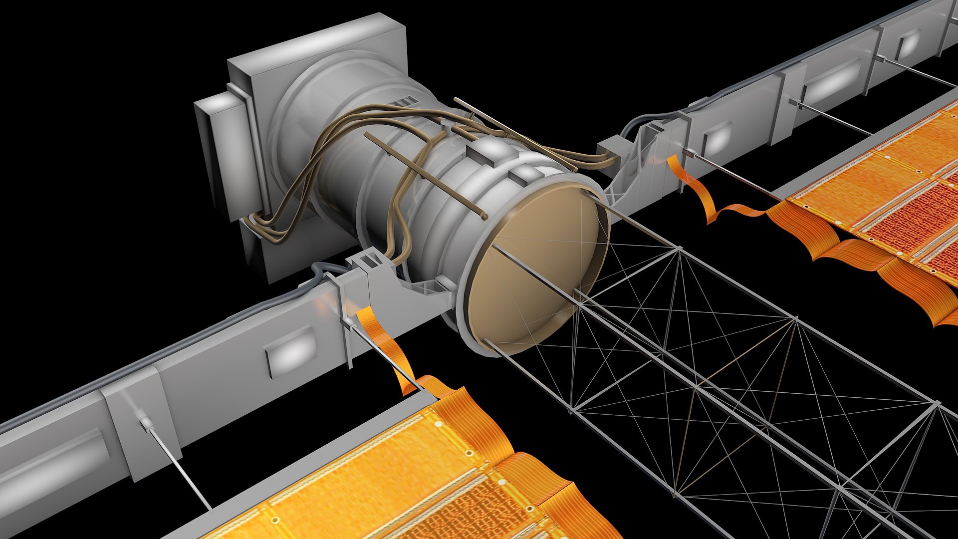 C4d Iss Photovoltaic Array