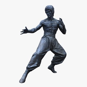 Corroded Bruce Lee 3D Model 3D model