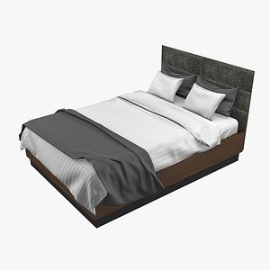 boconcept lugano bed 3D model