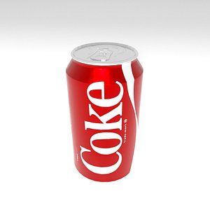 3D Coca Cola Can model