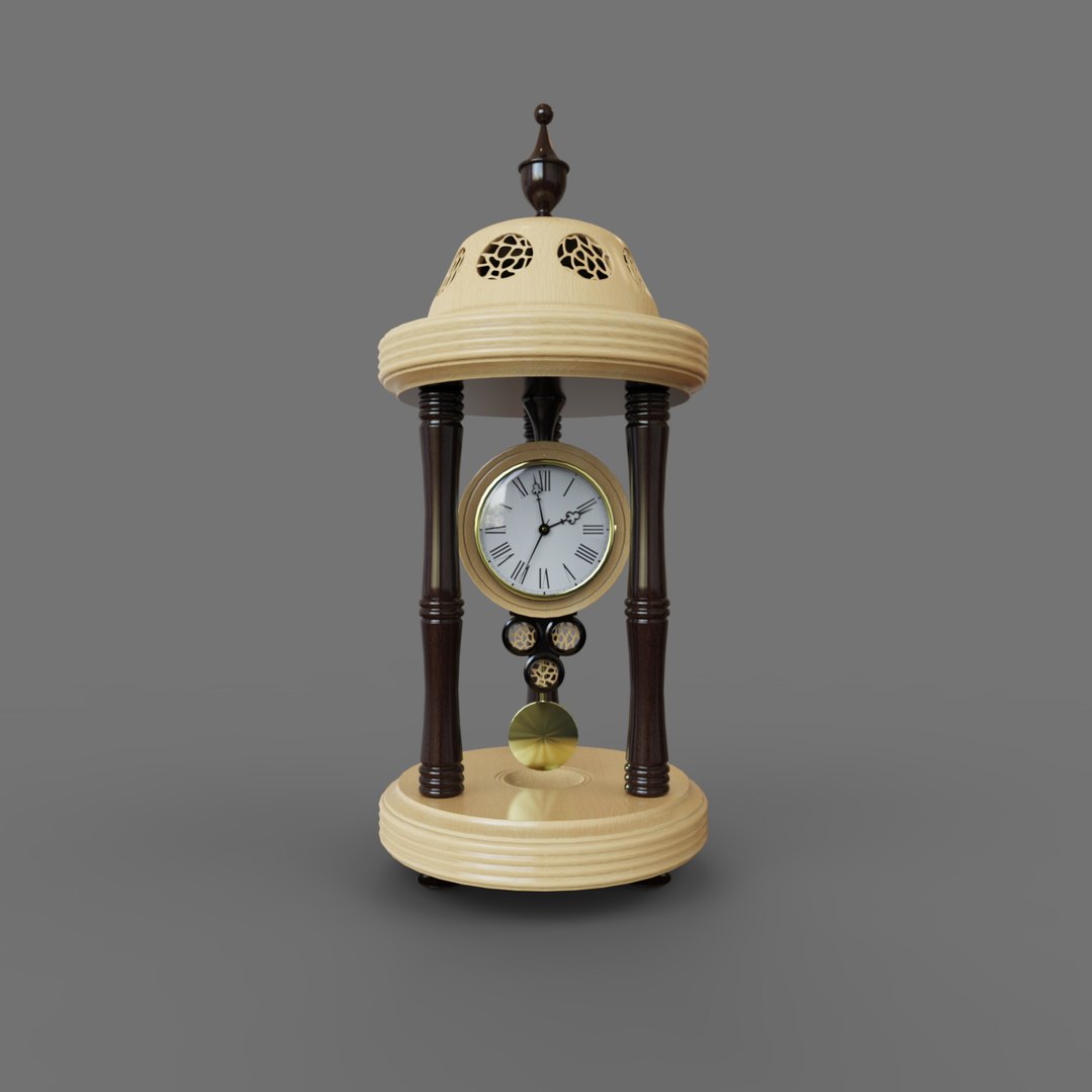 3D Clock Eclectic Style DIY - TurboSquid 2152826
