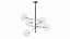 Pingente Globo Light Cluster Prata