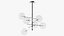 Pingente Globo Light Cluster Prata