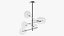Pingente Globo Light Cluster Prata