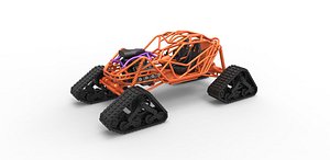 Rock bouncer on tracks Scale 1 to 25