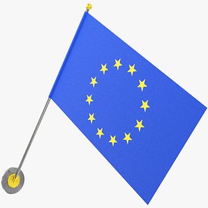 Flag of Europe V4 3D