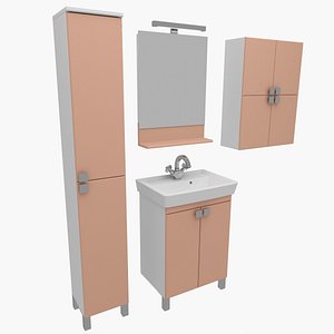 3d bathroom furniture model