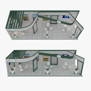 3D exhibition booth