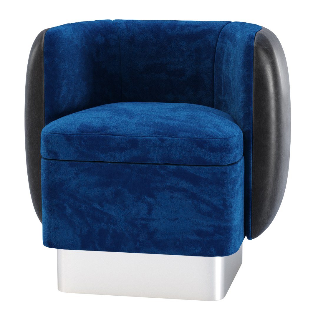 3D Eva Gabriella Armchair By India Mahdavi - TurboSquid 1863189
