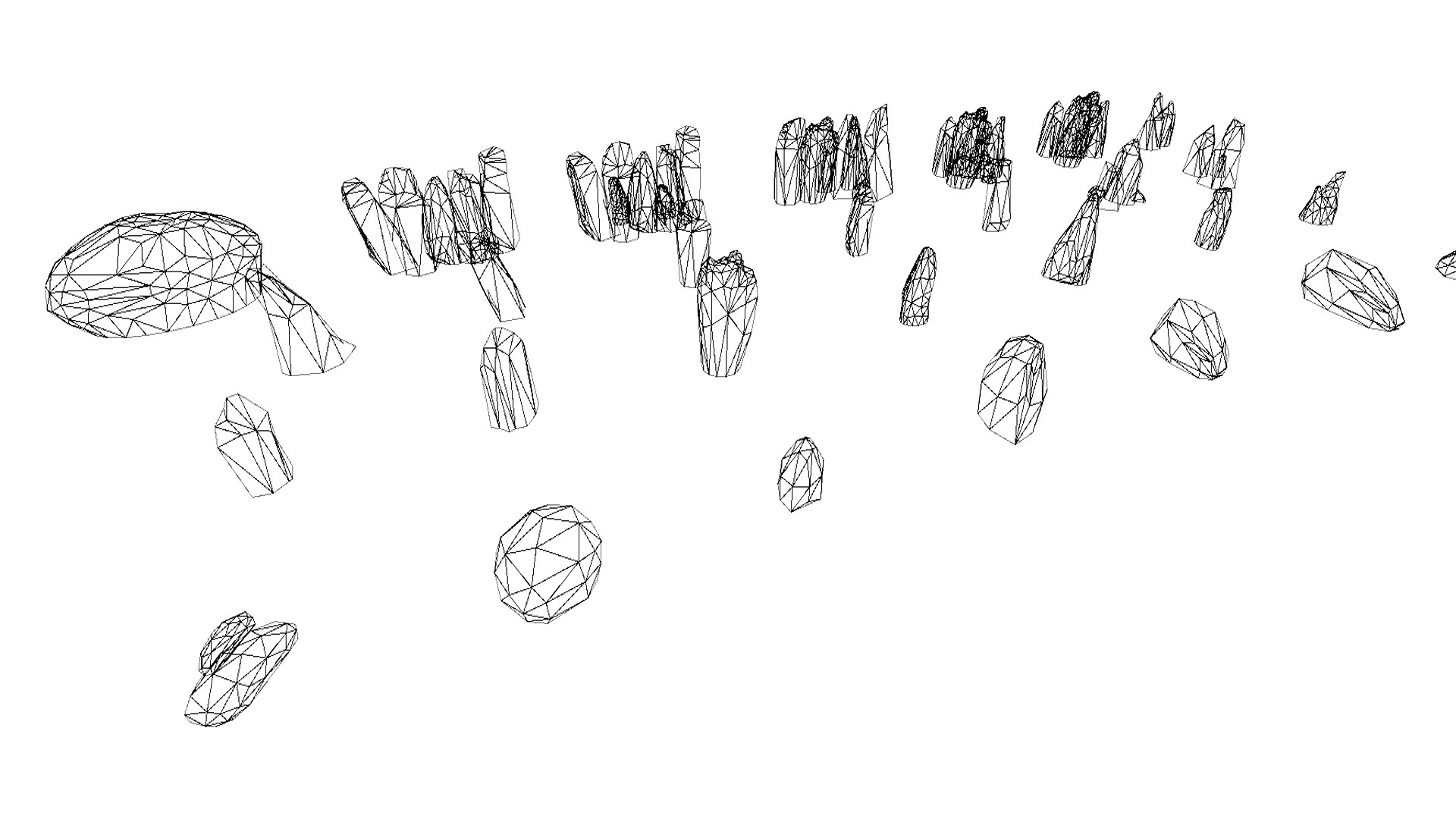 3D Model Low Poly Rocks Collection - TurboSquid 1979365