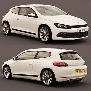 3D volkswagen scirocco gt 2009