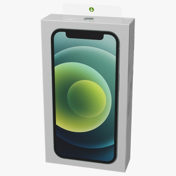 modèle 3D de iPhone 12 mini Box Vert TurboSquid 1704915