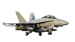 3D F-18 Hornet model