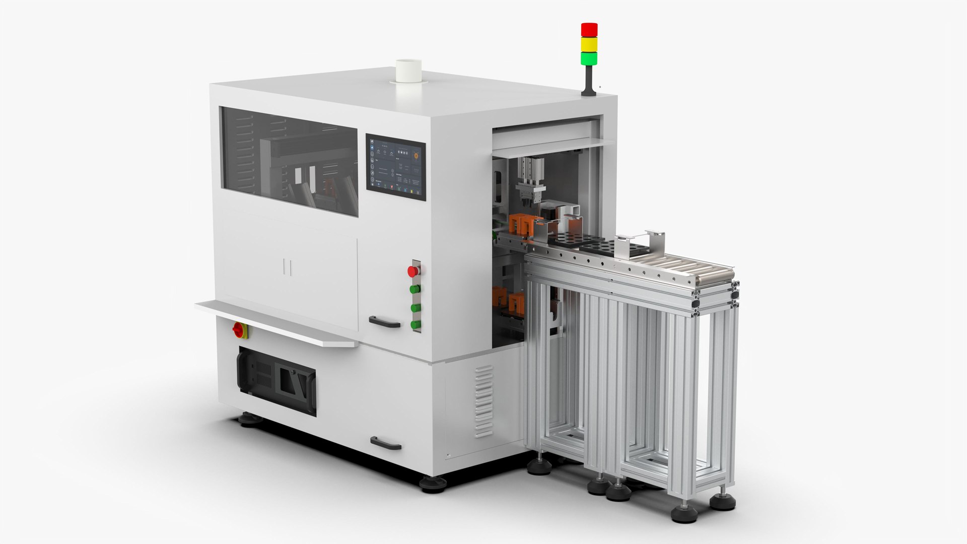 Automatic Micro Motor Shaft Surface Marking Machine 3D - TurboSquid 2013618
